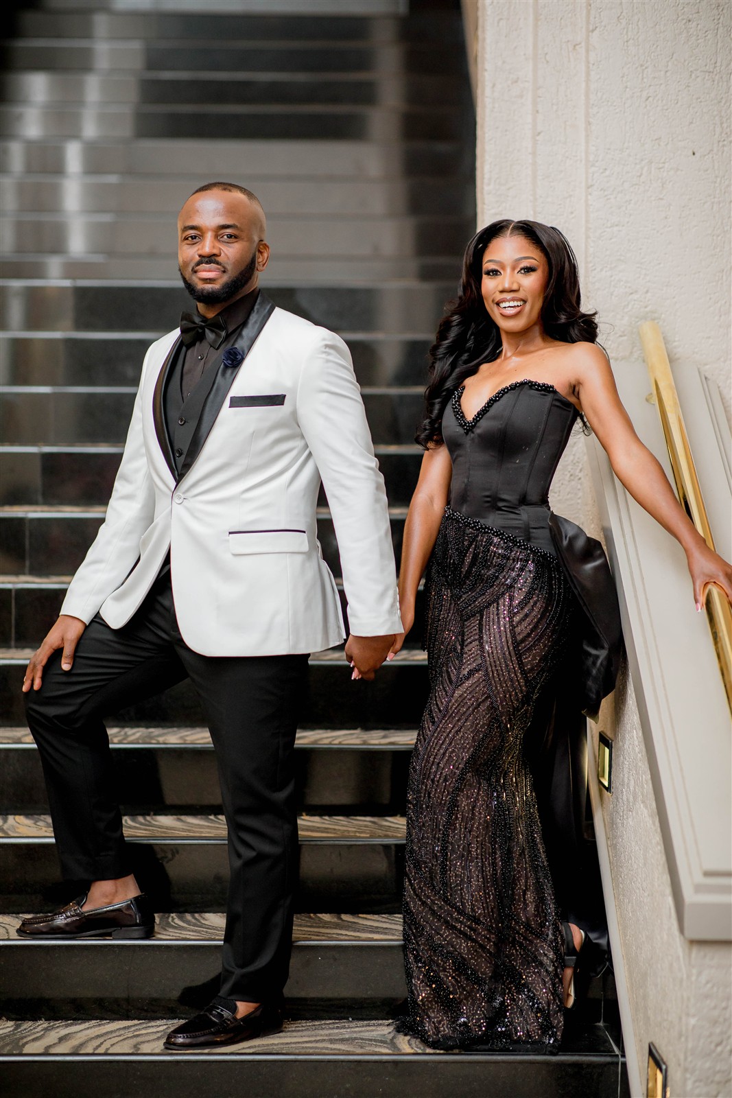 Ndauda and Shiwa walking hand in hand